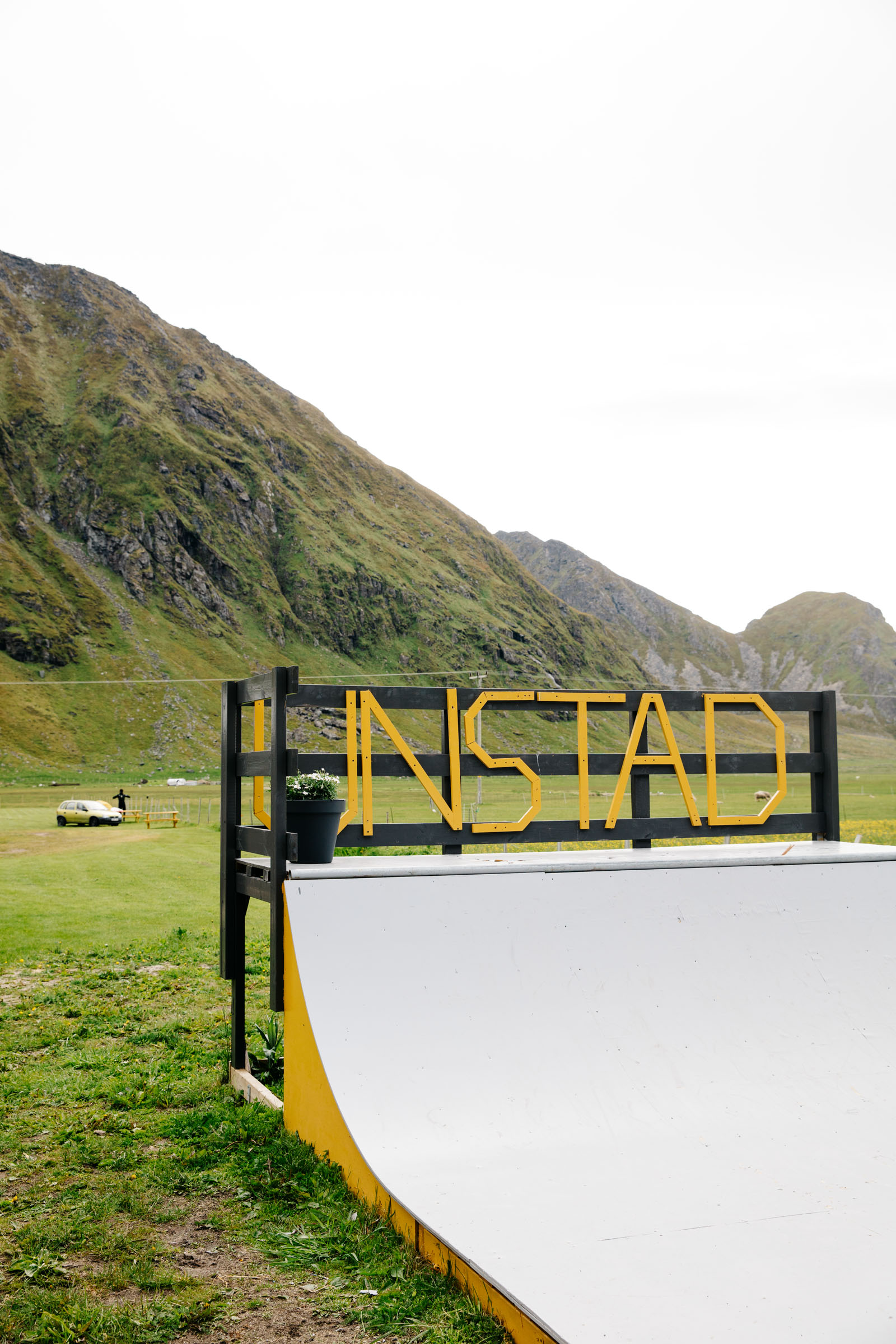 Skate park in Unstad, Norway.